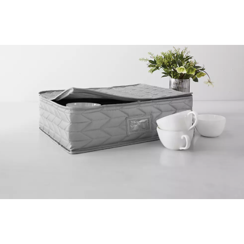 Our Table Mug Storage Case 12 Compartments Grey