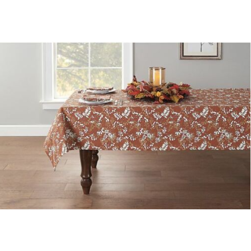 Autumn Foliage 60-Inch x 144-Inch Oblong Tablecloth