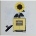 Fairchild Paris Chanel Bottle Sunflower Hanging Plaque