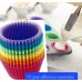 12x Silicone Cup Mould Cake Cases Muffin Cupcake Bun Baking Mold Decor Reusable