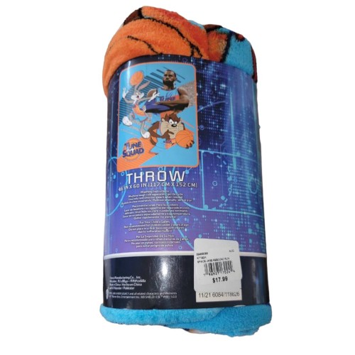 SPACE JAM: A New Legacy (NEW) Soft Super Plush Throw Blanket 46" x 60"