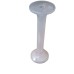 Everhome™ 9.5" White Glass Candle Holder