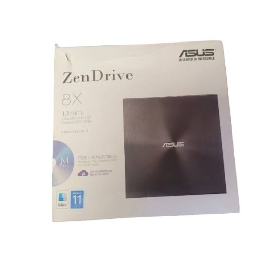 Asus Slim External DVD Writer - Black