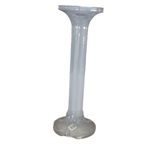 Everhome™ 9.5" White Glass Candle Holder