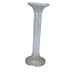 Everhome™ 9.5" White Glass Candle Holder