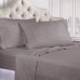 Nestwell Silky & Smooth Egyptian Cotton Sateen Sheet Set Full Dove Stripe