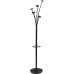 Alba Festival Coat Stand - 5 Pegs - for Garment - Black - 1 Each