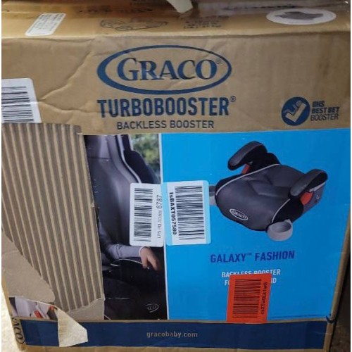 Graco TurboBooster Backless Booster Car Seat, Galaxy