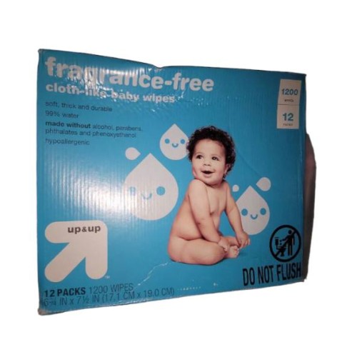 Fragrance Free Personal Baby Wipes - 12pk/1200ct - Up & Up