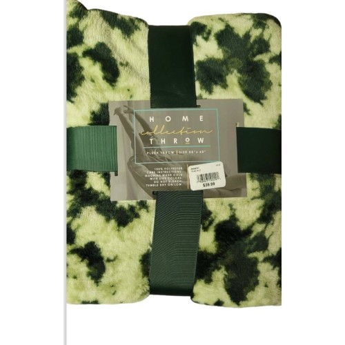 Home Collection Polyester Plush Throw Blanket