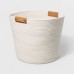 Decorative Rope Coiled Basket White - Brightroom™