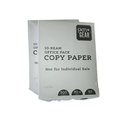 Pen + Gear printing Copy Paper White 500 Sheets office