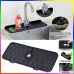 Silicone mat for kitchen faucet, splash protection on the sink