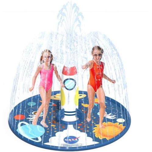 Water Jet Rocket and Splash Game Pad For Kids 3+ Ages