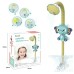 Fajiabao Elephant Bath Toys for Toddlers, Bathtub Game, Infant Electric Shower Head, with Sucker Baby Accessories, Water Games, Adjustable Sprinkler in Tub, Bathroom Birthday Gift for Boys Girls 2 3 4