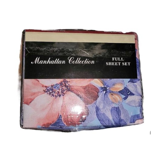 Manhattan Collection Floral Full Sheet Set Extra Soft 