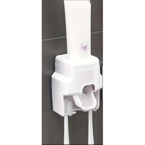 Toothpaste Dispenser & 2 Toothbrush Slots JW-7200