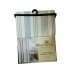  Bee & Willow Home 72" x 72" Blue Fog Home Coastal Stripe Shower Curtain