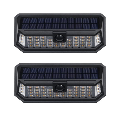 Westinghouse 2-Pack 3.8-in Solar Motion Sensor Integrated Outdoor Wall Light