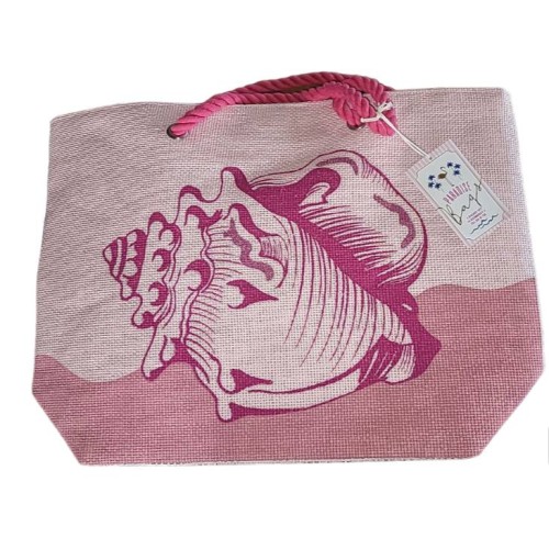 Paradise Bags Beach Tote Sea Shell (Pink)