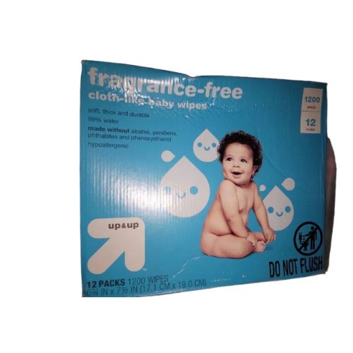 Fragrance Free Personal Baby Wipes - 12pk/1200ct - Up & Up