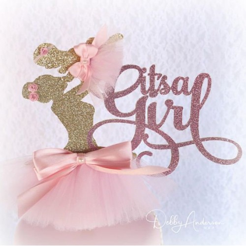 Ballerina Cake Topper its a girl