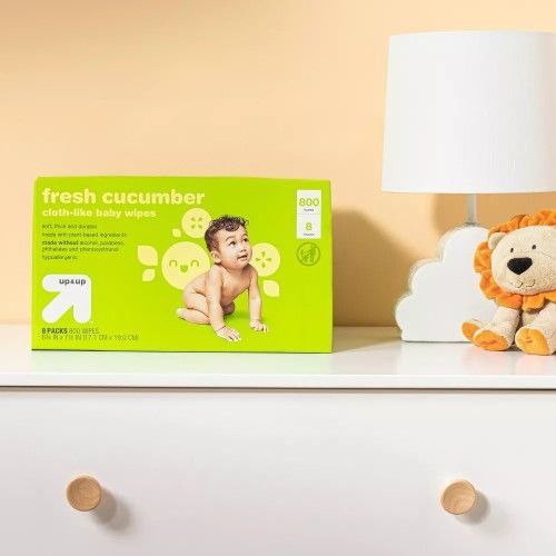 Fresh Cucumber Baby Wipes - 8pk/800ct