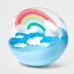 [Sun Squad] SUN Inflatable Beach Ball 24 Inch Diameter Rainbow