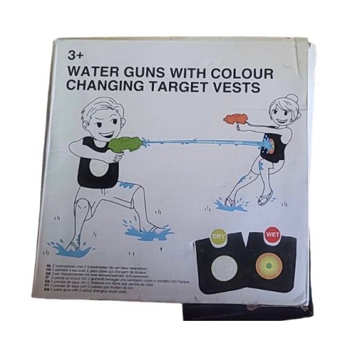 Water Guns for Kids VANLINNY Water Activated Vests 2 Pack