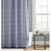 Simply Essential™ 72-Inch x 72-Inch Geo Petal Flower Shower Curtain in Blue