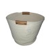 Decorative Rope Coiled Basket White - Brightroom™