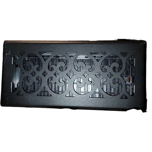 Decor Grates SPH410 Floor Register 4x10 Polished Brass Finish