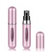 Fivexing 2Pcs Refillable Perfume Atomizer Bottles，Portable Mini Separate Perfume Bottle，Travel and Outings Spray Boxes Dispensers 5ml/0.2oz (Pink)