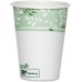 Dixie EcoSmart Hot Cups, Paper PLA Lining, Viridian, 8oz, 50/Pack