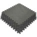 EVA Foam Interlocking Anti-Fatigue Exercise Tile Mat (6-Piece) Black 24 in. x 24