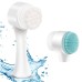 2 in 1 Double Sided Facial Cleansing Brush Soft Fiber Silica Gel Portable Skin Care Tool