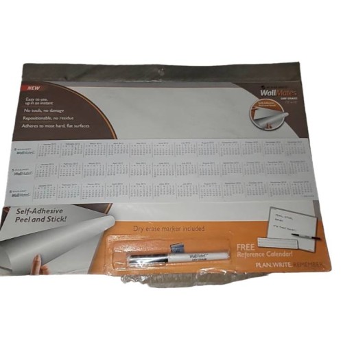 At-A-Glance Wall Mates Month Dry Erase Calendar Peel & Stick 12"x18" AW4010-28.