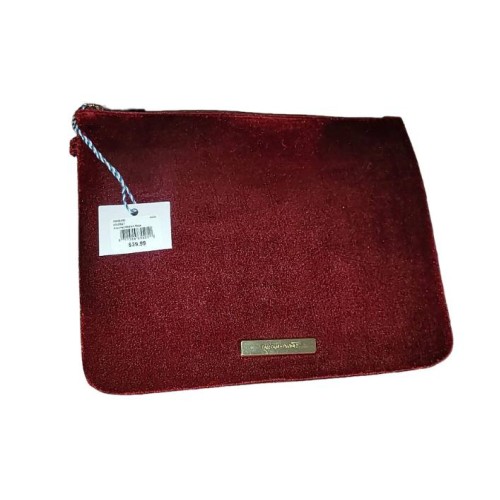 Burgundy suede medium bag