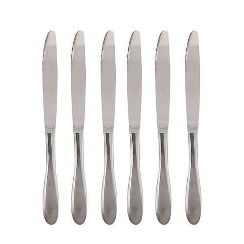 NEW 6 Simply Essential Dinner Knives Bed Bath and Beyond Stainless Steel Knifes