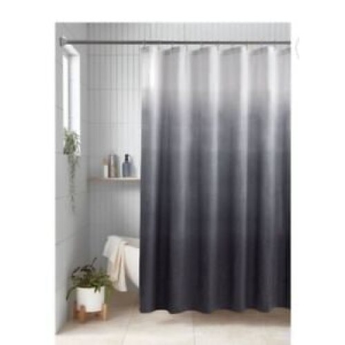 Studio 3B Benji Ombre Shower Curtain - Granite Gray - 72" x 96