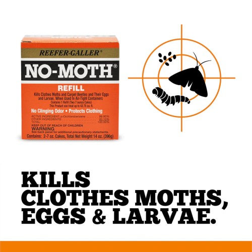 No-Moth Closet Hanger Refill, 14-oz.