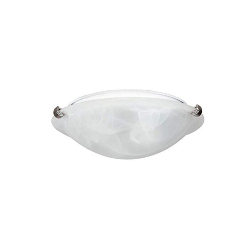 Luminance 12" Transitional 2-light Semi-Flush Mount Light Satin Nickel Finish F7