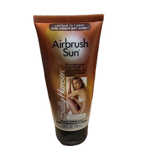 Sally Hansen Airbrush Sun Gradual Tanning Lotion Cosmetic 175ml Shade: 02 Medium To Tan