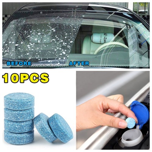 Set of 10 Windshield Washer Fluid Tablets  1 tablet = 1 gallon