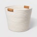 Decorative Coiled Rope Basket White - Brightroom™ 17''