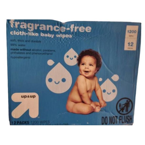 Fragrance-Free Baby Wipes- up & up™ (12Pack /1200ct)