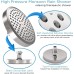 SparkPod Shower Head - High Pressure Rain - Luxury Modern Chrome Look - Tool-less 1-Min Installation - Adjustable Replacement for Your Bathroom Shower Heads (Luxury Polished Chrome, 6 Inch Round)