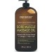 First Botany Sore Muscle Massage Oil for Massage Therapy 8 fl. oz.