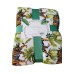 Tropical Paradise Flannel Throw Blanket. Palm & Tiger Print