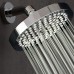 SparkPod Shower Head - High Pressure Rain - Luxury Modern Chrome Look - Tool-less 1-Min Installation - Adjustable Replacement for Your Bathroom Shower Heads (Luxury Polished Chrome, 6 Inch Round)